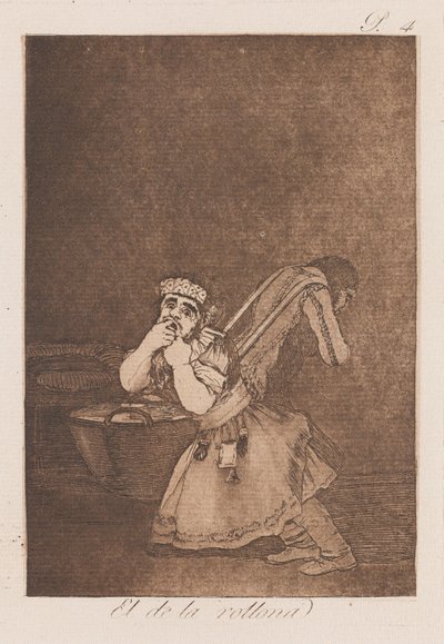 El de la Rollona, eind 18e-begin 19e eeuw (prent) door Francisco de Goya