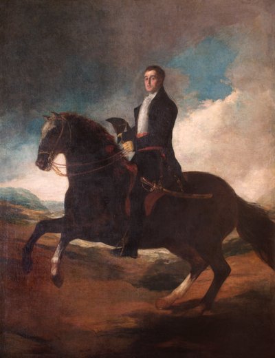 Ruiterportret van de hertog van Wellington door Francisco Jose de Goya y Lucientes
