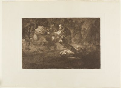 God schept hen en zij voegen zich samen, plaat 18 uit Los Proverbios door Francisco Jose de Goya y Lucientes