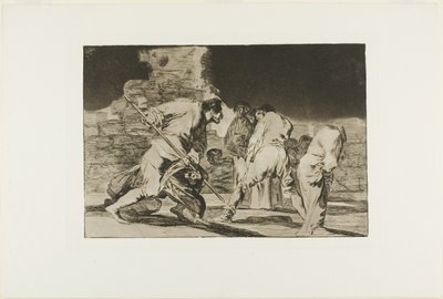 Het is verbazingwekkend - en wij zijn gemaakt door God, plaat zes uit Los Proverbios door Francisco Jose de Goya y Lucientes