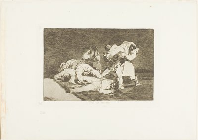 Het Zal Hetzelfde Zijn, Plaat 21 uit De Rampen van de Oorlog door Francisco Jose de Goya y Lucientes