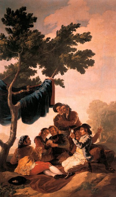 De kaartspelers door Francisco Jose de Goya y Lucientes