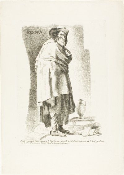 Menippus door Francisco Jose de Goya y Lucientes
