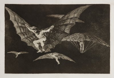 Modo de volar door Francisco Jose de Goya y Lucientes