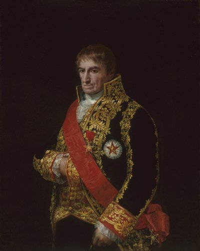 Portret van Generaal José Manuel Romero, c.1810 door Francisco de Goya