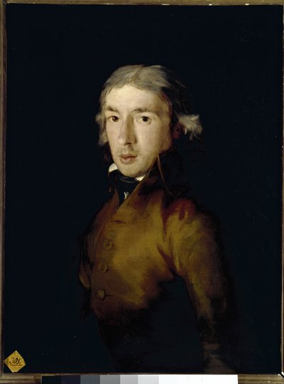 Portret van Leandro Fernandez de Moratin, Spaanse dichter en toneelschrijver door Francisco de Goya