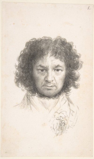 Zelfportret, c.1796 door Francisco Jose de Goya y Lucientes