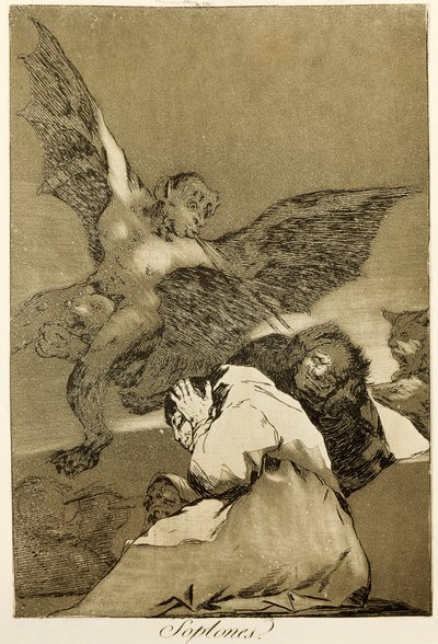 Klikspaan (Capricci) door Francisco Jose de Goya y Lucientes