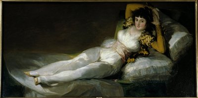 De Geklede Maja, c.1798-1805 door Francisco Jose de Goya y Lucientes