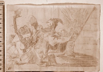 De rampen van de oorlog: Farandole van kwakzalvers door Francisco de Goya