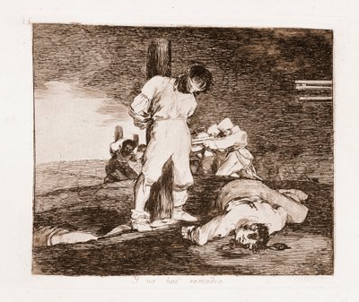 De rampen van de oorlog: Er is geen hoop door Francisco de Goya
