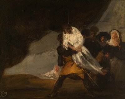 De gehangen monnik door Francisco Jose de Goya y Lucientes