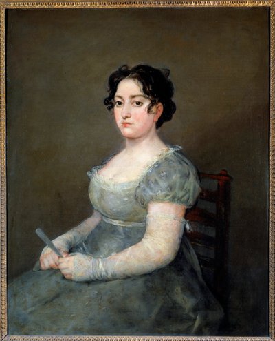 De vrouw met de waaier door Francisco de Goya