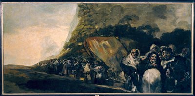 De pelgrimstocht naar de bron San Isidro door Francisco de Goya