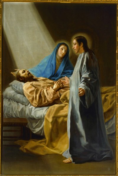 Overgang van Sint Jozef ... (schilderij op doek) door Francisco Jose de Goya y Lucientes