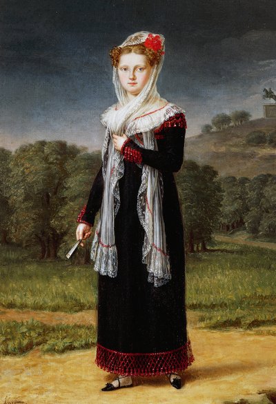 Portret van Marie Louise, Hertogin van Parma door Francisco Lacoma