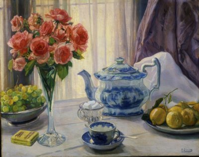 Tegenlicht – 20e eeuw – 48x73 cm door Francisco Llorens Diaz