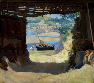 De schuur door Francisco Llorens Diaz