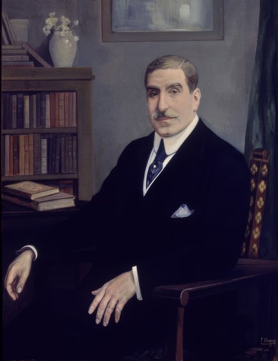 Portret van Joaquin Sanchez de Toca door Francisco Llorens Diaz