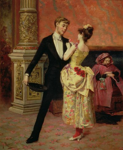De foyer van het Lyceum Theater door Francisco Masriera y Manovens