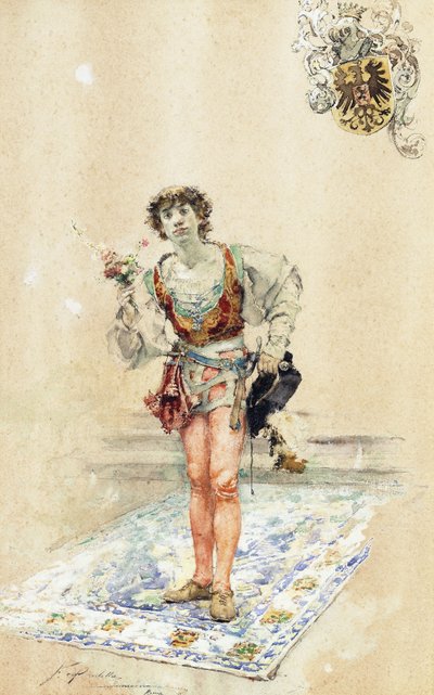 De Vrijer door Francisco Pradilla y Ortiz