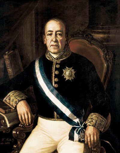 Portret van Don Jose Manuel de Vadillo door Francisco Prats y Velasco