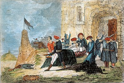 Eerste Carlistenoorlog: Beleg van Bilbao (1835) door Francisco Sainz y Pinto