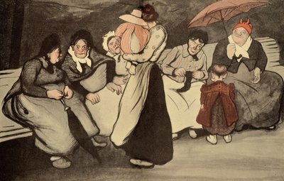 Een zonnige zondag in de frisse lucht, cartoon uit L