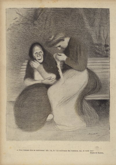 Illustratie voor Le Rire door Francisco Sancha y Lengo