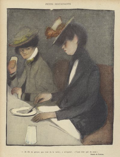 Illustratie voor Le Rire door Francisco Sancha y Lengo