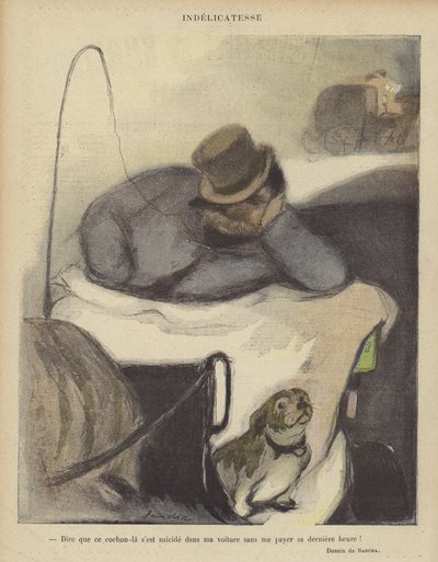Illustratie voor Le Rire door Francisco Sancha y Lengo