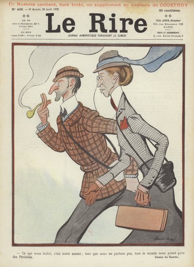 Illustratie voor Le Rire door Francisco Sancha y Lengo