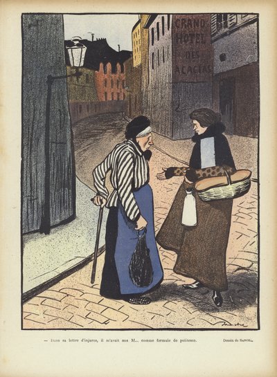 Illustratie voor Le Rire door Francisco Sancha y Lengo