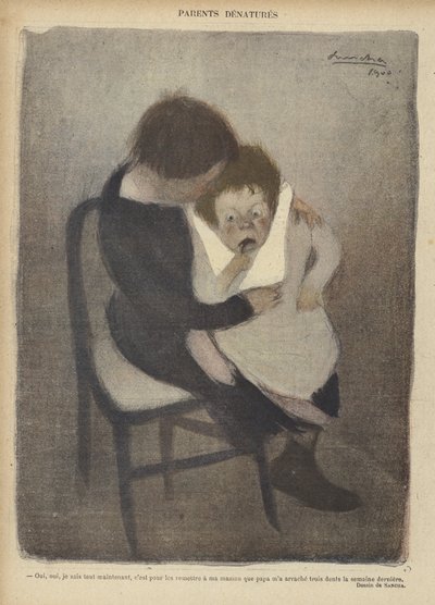 Illustratie voor Le Rire door Francisco Sancha y Lengo