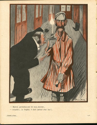 The Butter Plate, nummer 92, Satirisch in kleuren door Francisco Sancha y Lengo