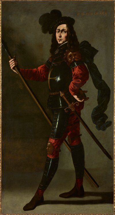 El Infante P. Bustos de Lara, ca 1640-1645 door Francisco de Zurbaran