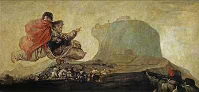 Asmodea of Fantastische Visie door Francisco de Goya