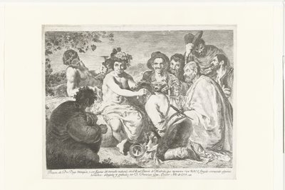 Bacchus en de dronkaards door Francisco de Goya