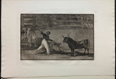 Stierengevechten: Oorsprong van de Harpoenen of Banderillas door Francisco de Goya