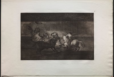Stierengevechten: De Dood van Pepe Illo (3e Compositie) door Francisco de Goya