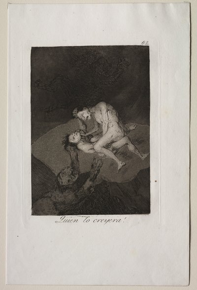 Caprichos: Wie had dat gedacht! door Francisco de Goya