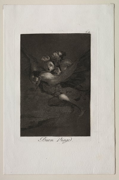 Caprichos: Goede reis! door Francisco de Goya