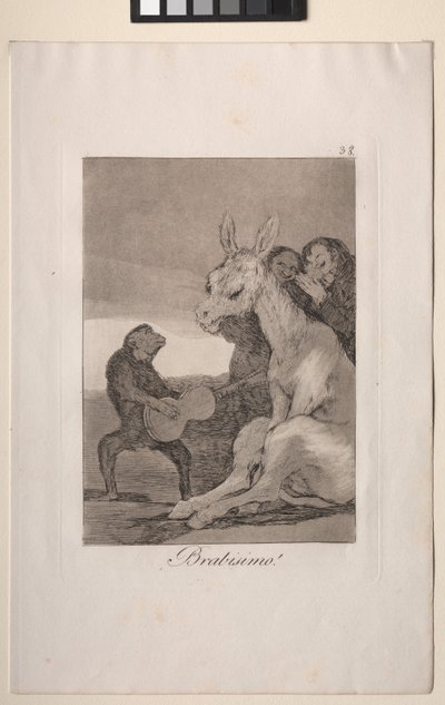 Caprichos: Bravo! door Francisco de Goya