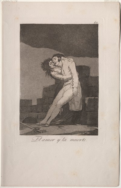 Caprichos: Liefde en dood door Francisco de Goya
