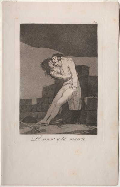 Caprichos: Liefde en dood door Francisco de Goya