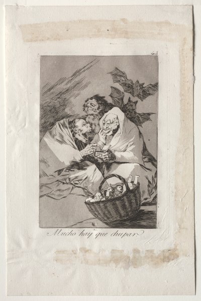 Caprichos: Er is Genoeg om te Zuigen door Francisco de Goya