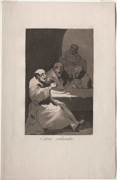 Caprichos: Ze zijn heet door Francisco de Goya