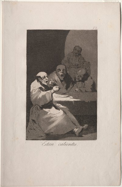 Caprichos: Ze zijn heet door Francisco de Goya