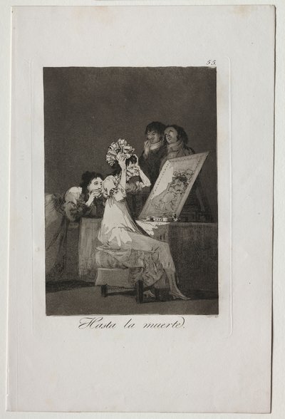 Caprichos: Tot de dood door Francisco de Goya