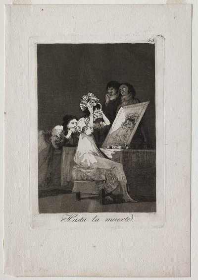 Caprichos: Tot de dood, 1799 door Francisco de Goya